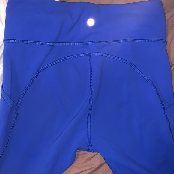 Blue lululemon leggings - Picture 3 of 4